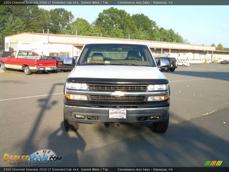 2000 Chevrolet Silverado 2500 LT Extended Cab 4x4 Summit White / Tan Photo #3
