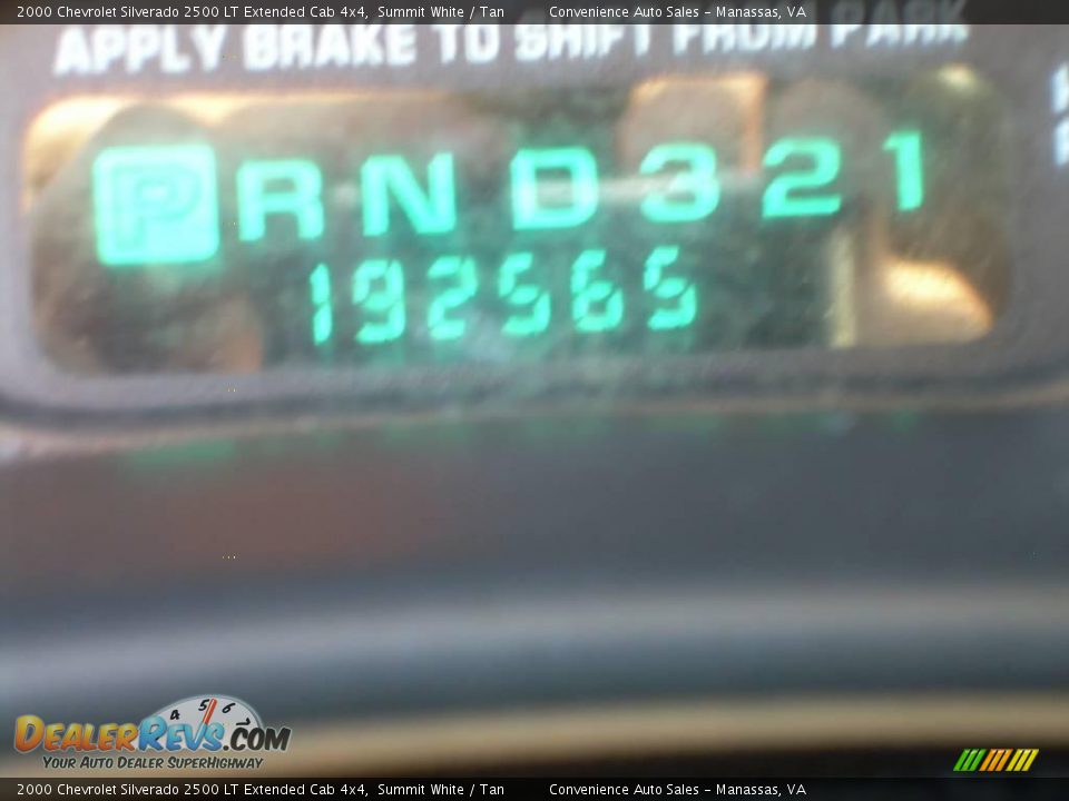 2000 Chevrolet Silverado 2500 LT Extended Cab 4x4 Summit White / Tan Photo #11