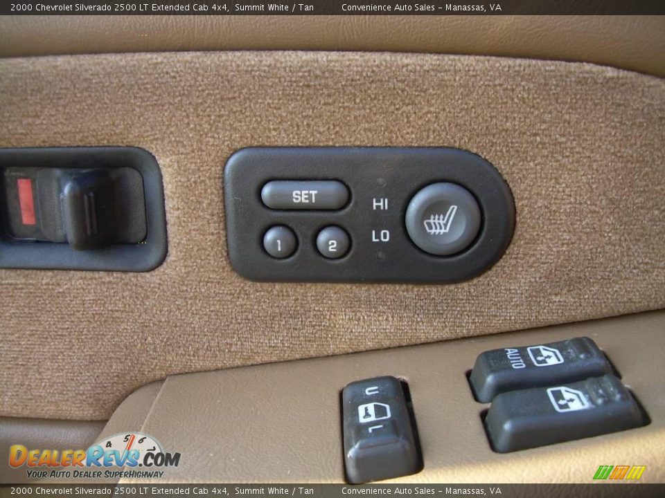 2000 Chevrolet Silverado 2500 LT Extended Cab 4x4 Summit White / Tan Photo #14