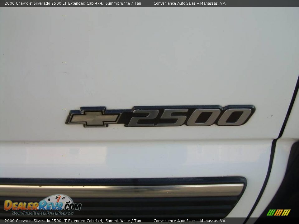 2000 Chevrolet Silverado 2500 LT Extended Cab 4x4 Summit White / Tan Photo #15