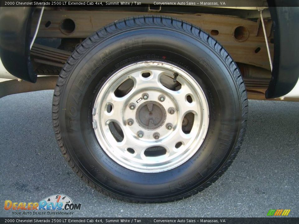 2000 Chevrolet Silverado 2500 LT Extended Cab 4x4 Summit White / Tan Photo #16