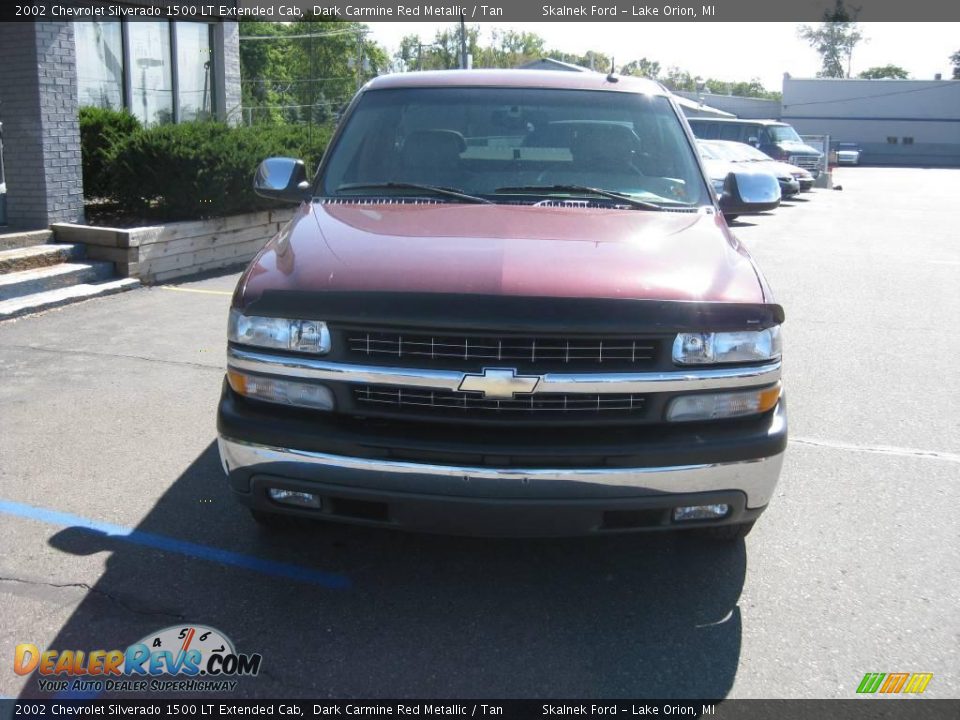 2002 Chevrolet Silverado 1500 LT Extended Cab Dark Carmine Red Metallic / Tan Photo #4