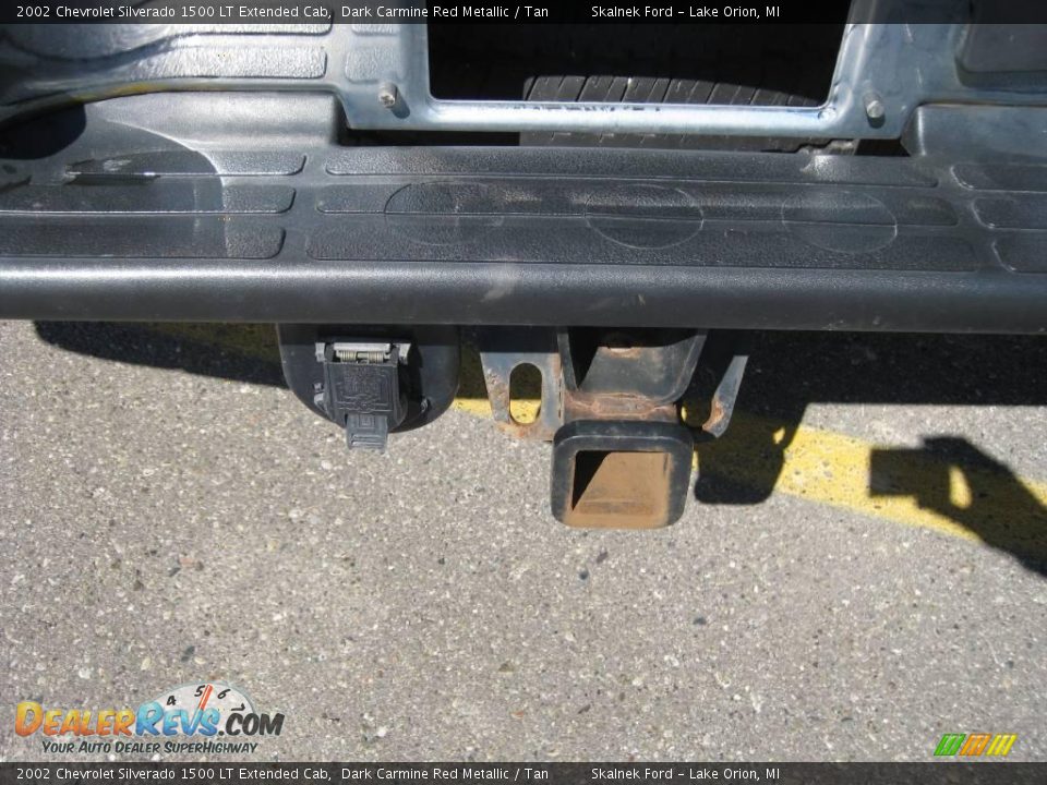 2002 Chevrolet Silverado 1500 LT Extended Cab Dark Carmine Red Metallic / Tan Photo #15