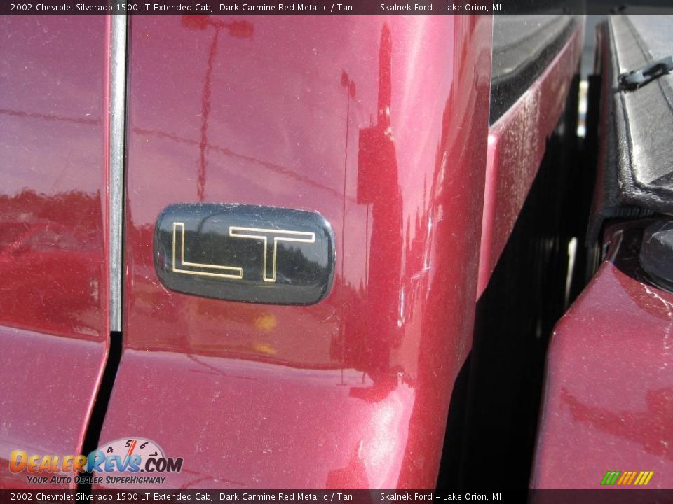 2002 Chevrolet Silverado 1500 LT Extended Cab Dark Carmine Red Metallic / Tan Photo #17