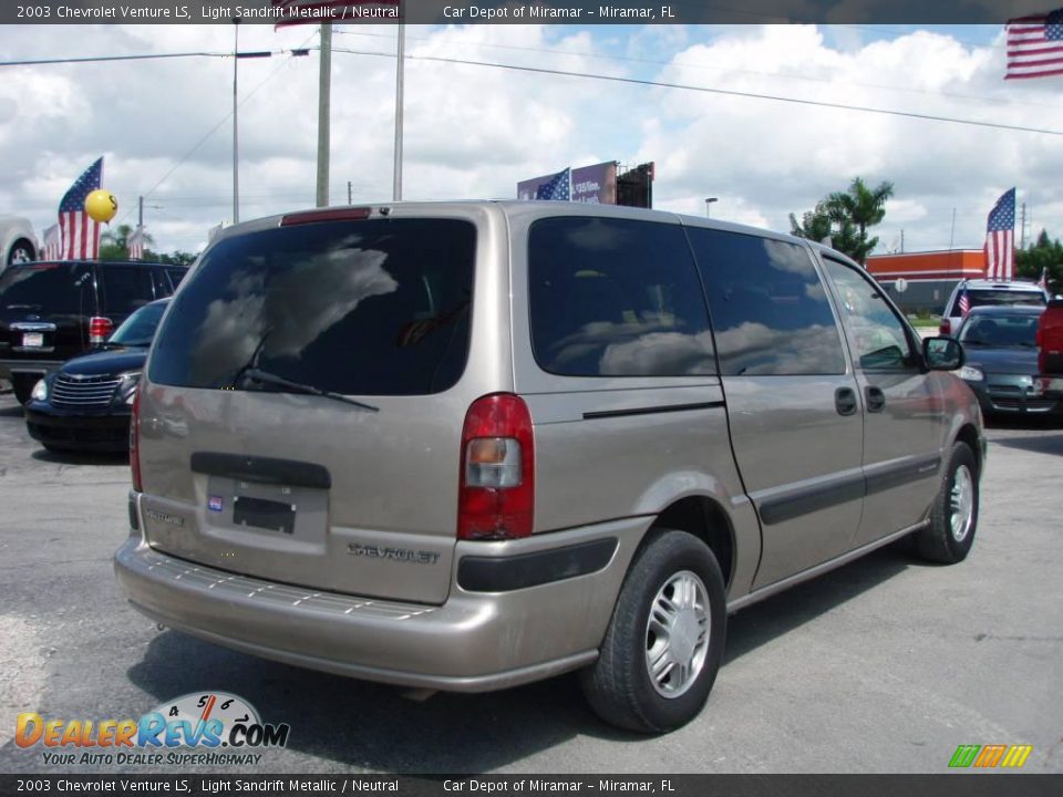 2003 Chevrolet Venture LS Light Sandrift Metallic / Neutral Photo #3