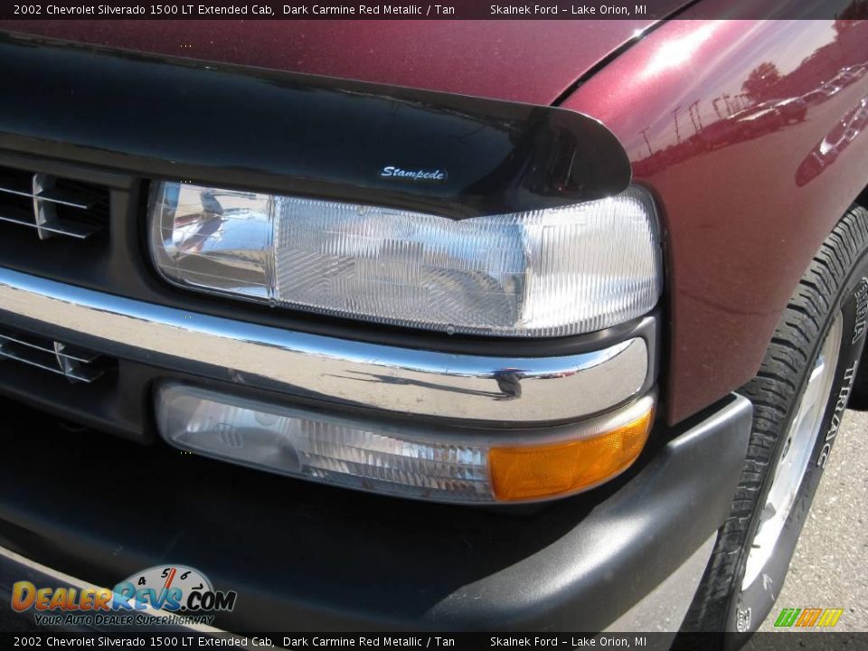 2002 Chevrolet Silverado 1500 LT Extended Cab Dark Carmine Red Metallic / Tan Photo #20