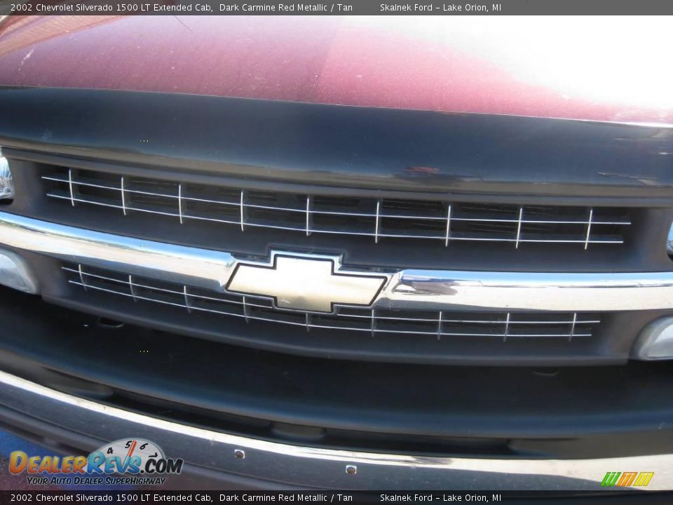 2002 Chevrolet Silverado 1500 LT Extended Cab Dark Carmine Red Metallic / Tan Photo #21