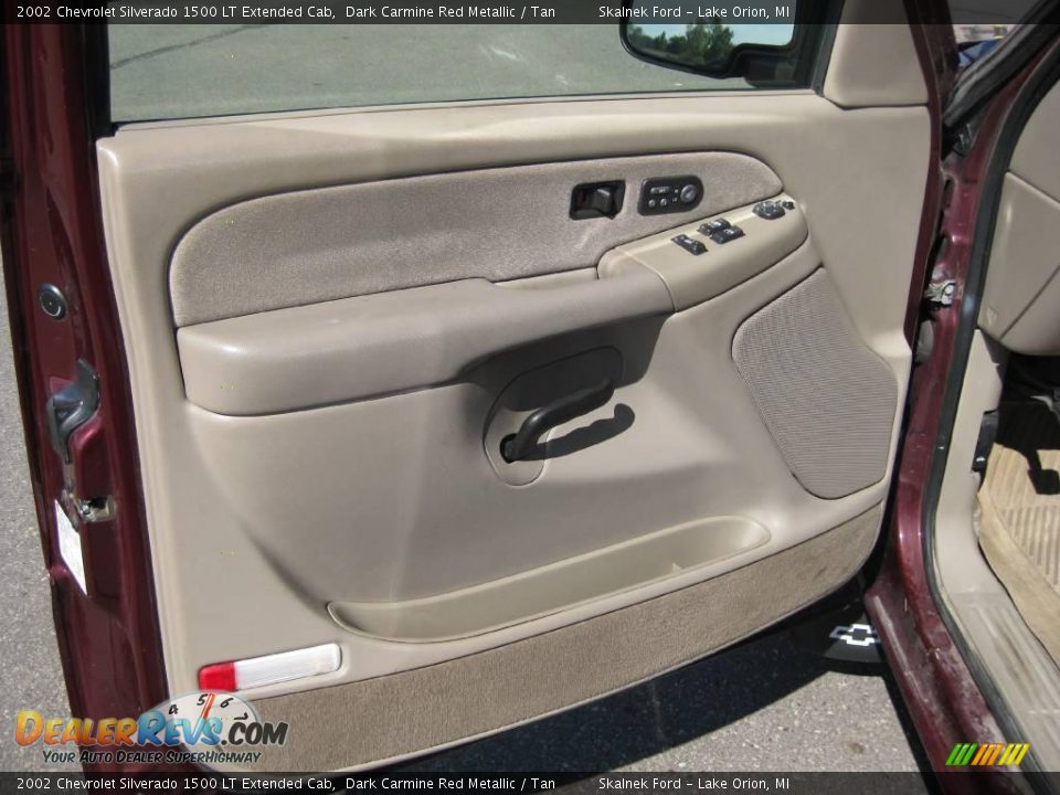 2002 Chevrolet Silverado 1500 LT Extended Cab Dark Carmine Red Metallic / Tan Photo #24