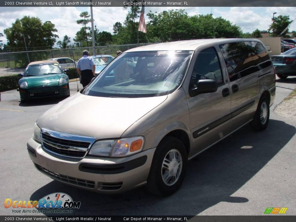 2003 Chevrolet Venture LS Light Sandrift Metallic / Neutral Photo #8