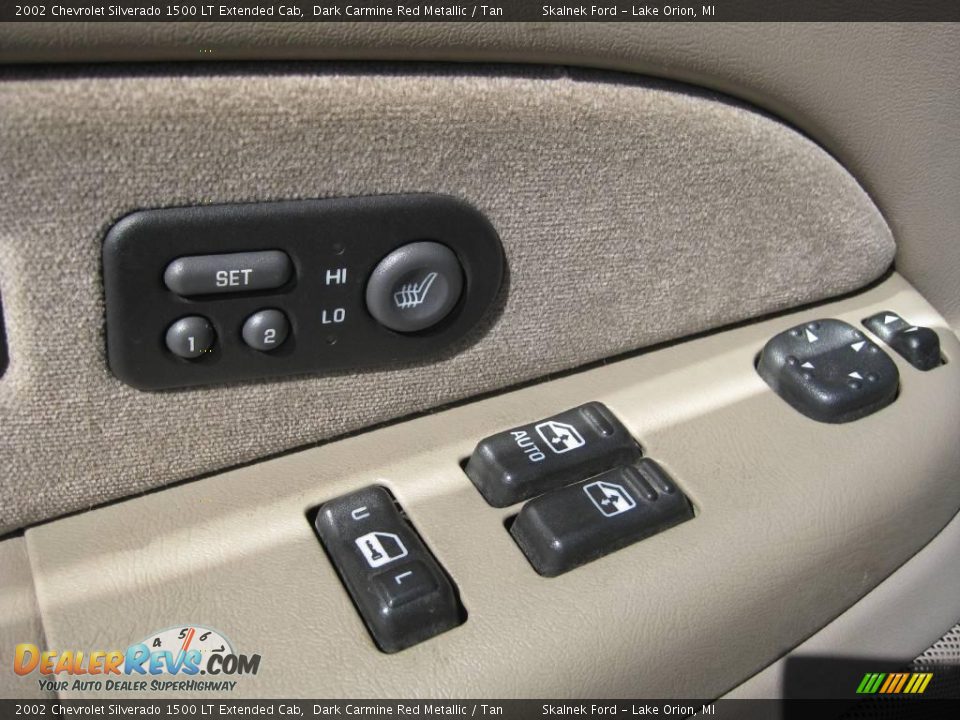 2002 Chevrolet Silverado 1500 LT Extended Cab Dark Carmine Red Metallic / Tan Photo #25