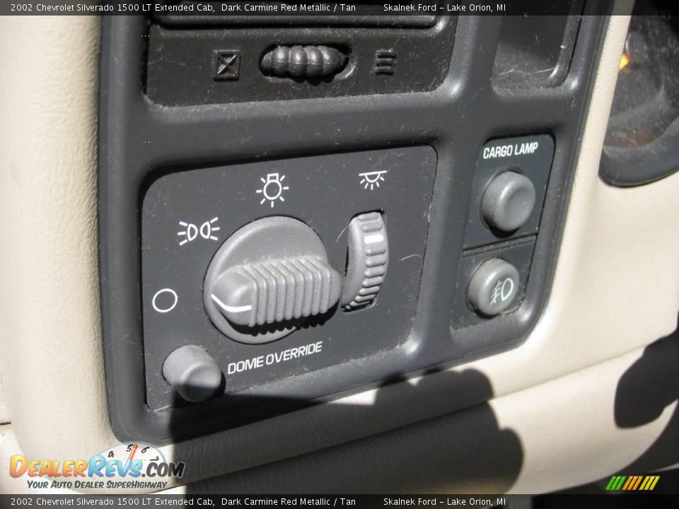 2002 Chevrolet Silverado 1500 LT Extended Cab Dark Carmine Red Metallic / Tan Photo #27