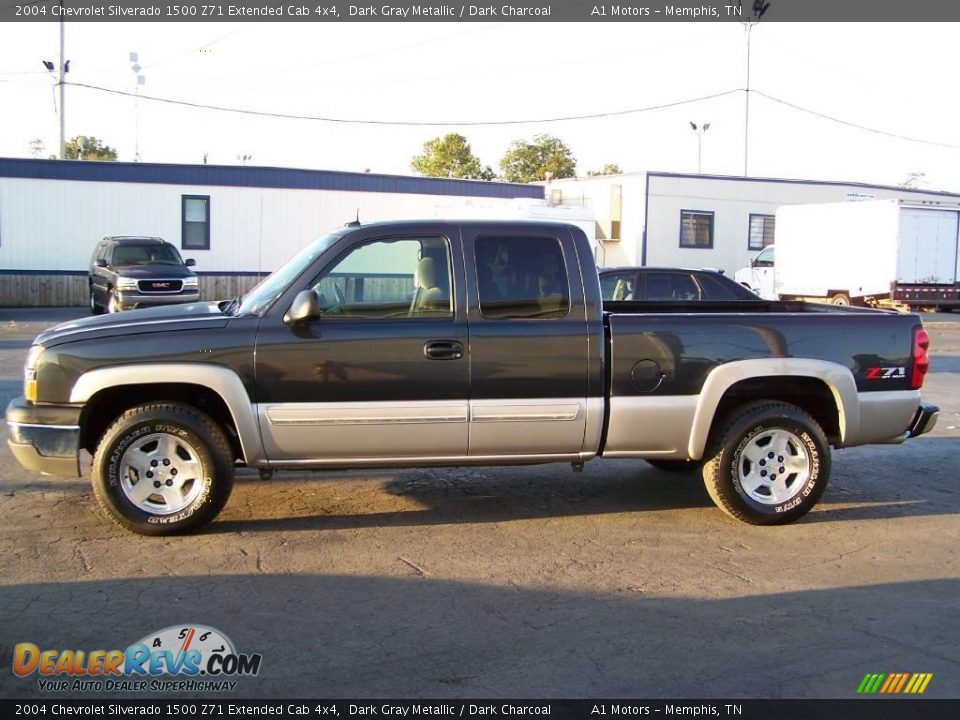 2004 Chevrolet Silverado 1500 Z71 Extended Cab 4x4 Dark Gray Metallic / Dark Charcoal Photo #1