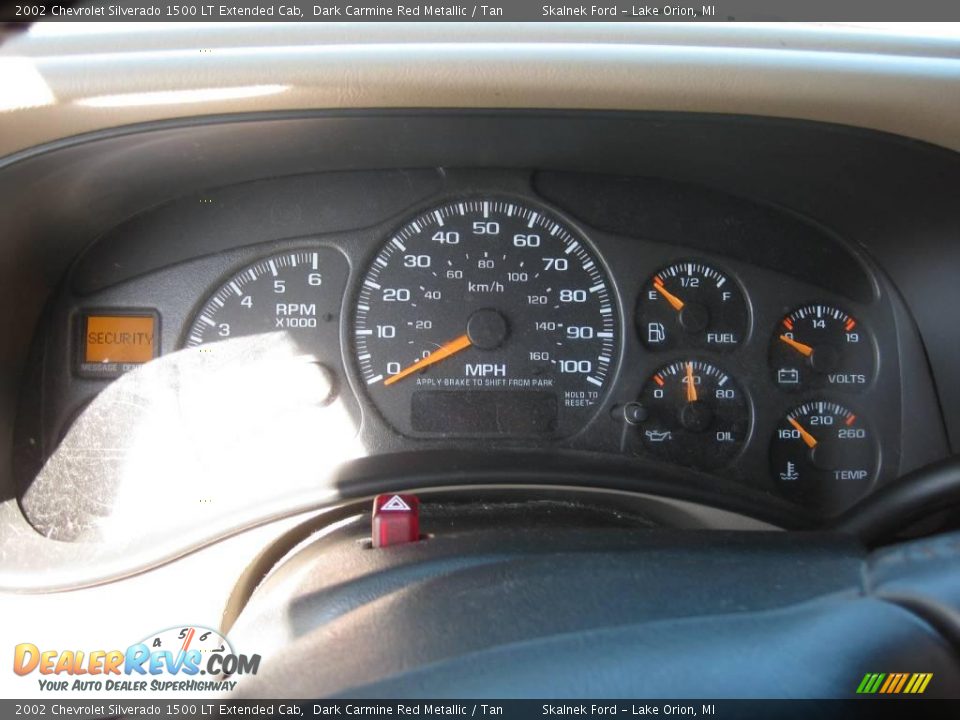 2002 Chevrolet Silverado 1500 LT Extended Cab Dark Carmine Red Metallic / Tan Photo #28