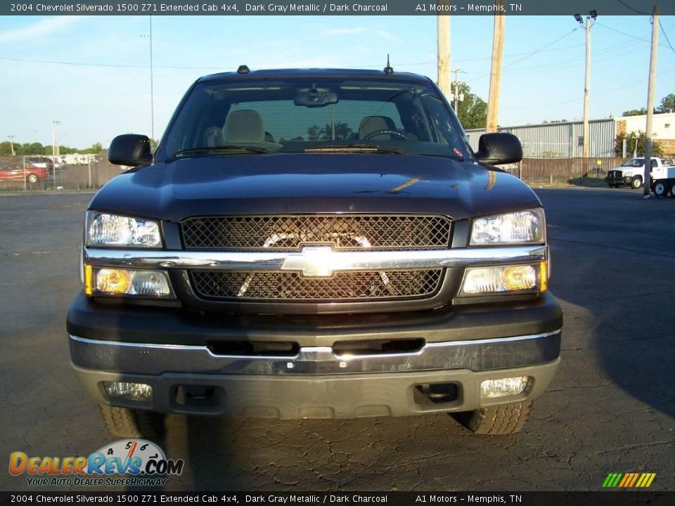 2004 Chevrolet Silverado 1500 Z71 Extended Cab 4x4 Dark Gray Metallic / Dark Charcoal Photo #2
