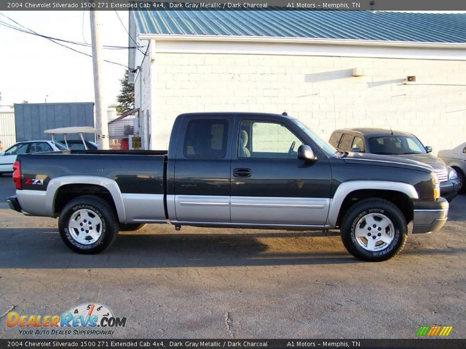 2004 Chevrolet Silverado 1500 Z71 Extended Cab 4x4 Dark Gray Metallic / Dark Charcoal Photo #3
