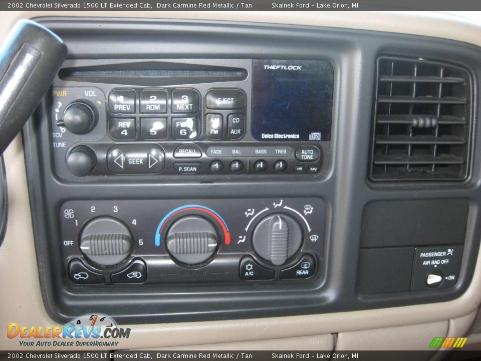 2002 Chevrolet Silverado 1500 LT Extended Cab Dark Carmine Red Metallic / Tan Photo #30