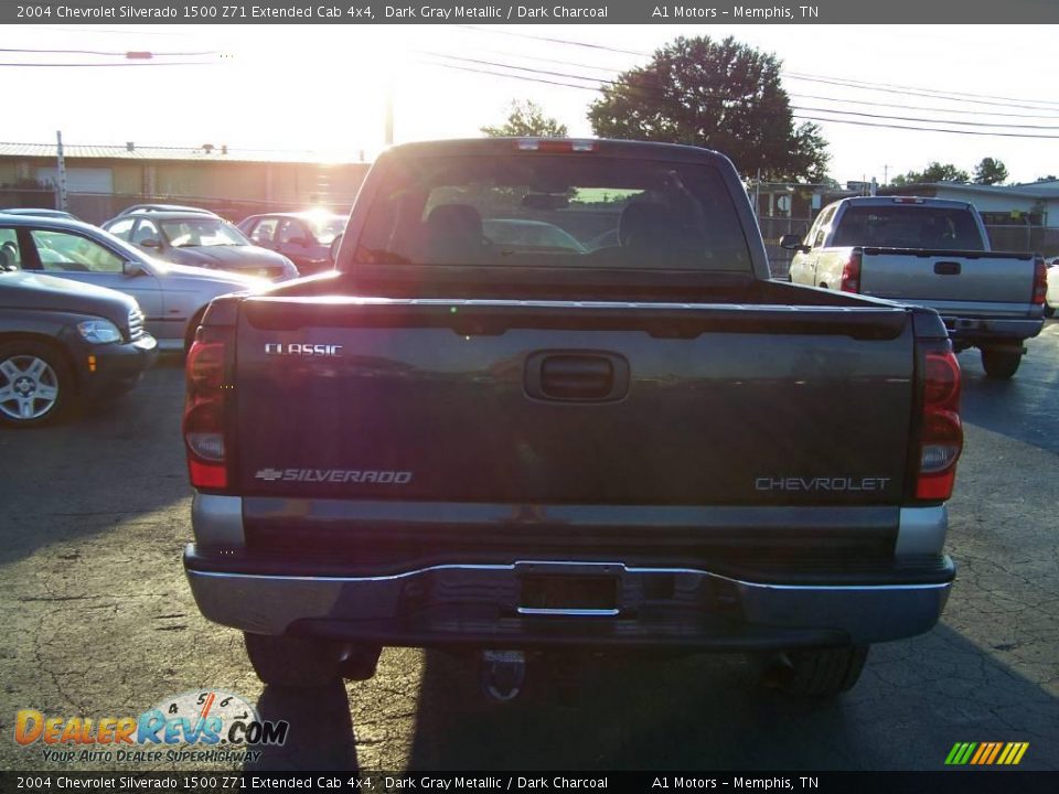 2004 Chevrolet Silverado 1500 Z71 Extended Cab 4x4 Dark Gray Metallic / Dark Charcoal Photo #4
