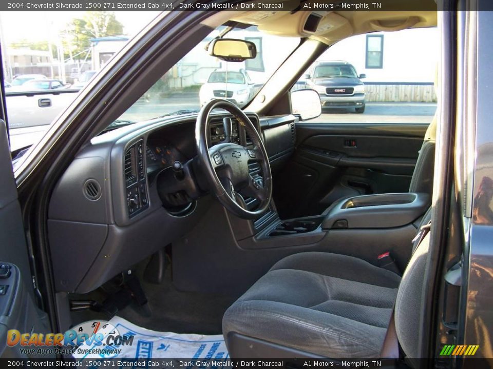 2004 Chevrolet Silverado 1500 Z71 Extended Cab 4x4 Dark Gray Metallic / Dark Charcoal Photo #5