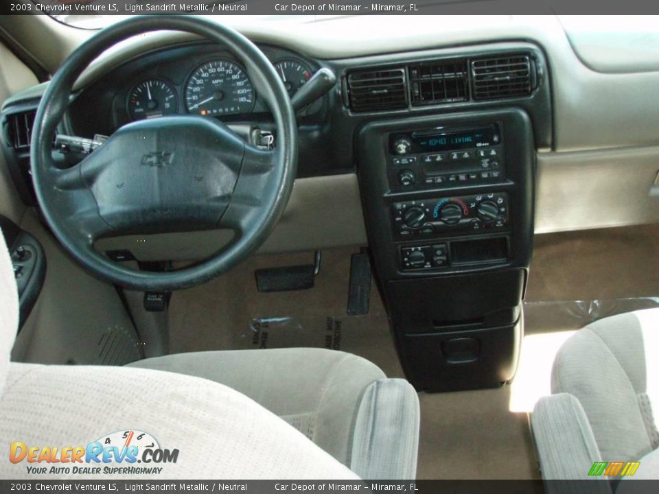 2003 Chevrolet Venture LS Light Sandrift Metallic / Neutral Photo #15