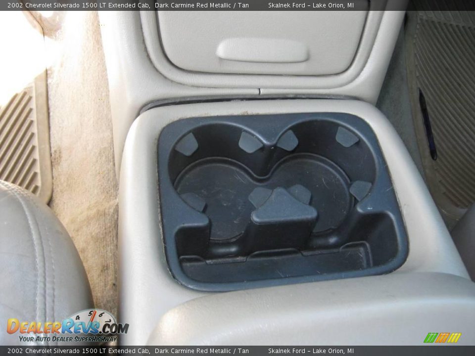 2002 Chevrolet Silverado 1500 LT Extended Cab Dark Carmine Red Metallic / Tan Photo #32