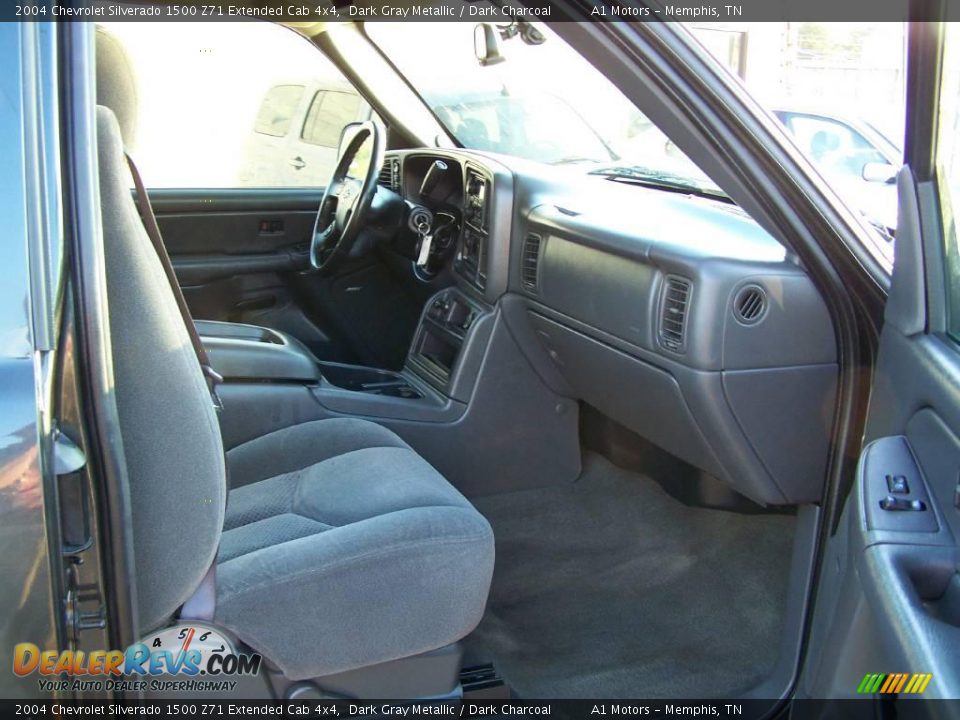 2004 Chevrolet Silverado 1500 Z71 Extended Cab 4x4 Dark Gray Metallic / Dark Charcoal Photo #7
