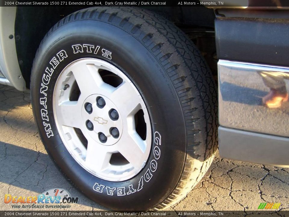 2004 Chevrolet Silverado 1500 Z71 Extended Cab 4x4 Dark Gray Metallic / Dark Charcoal Photo #8