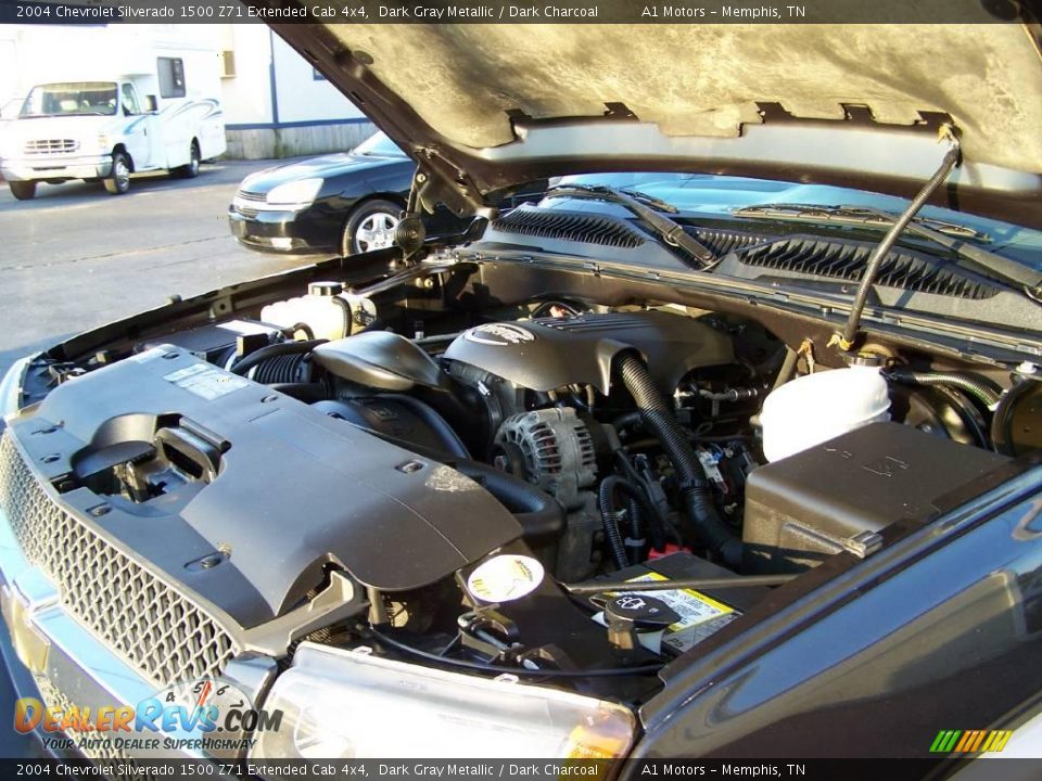 2004 Chevrolet Silverado 1500 Z71 Extended Cab 4x4 Dark Gray Metallic / Dark Charcoal Photo #9