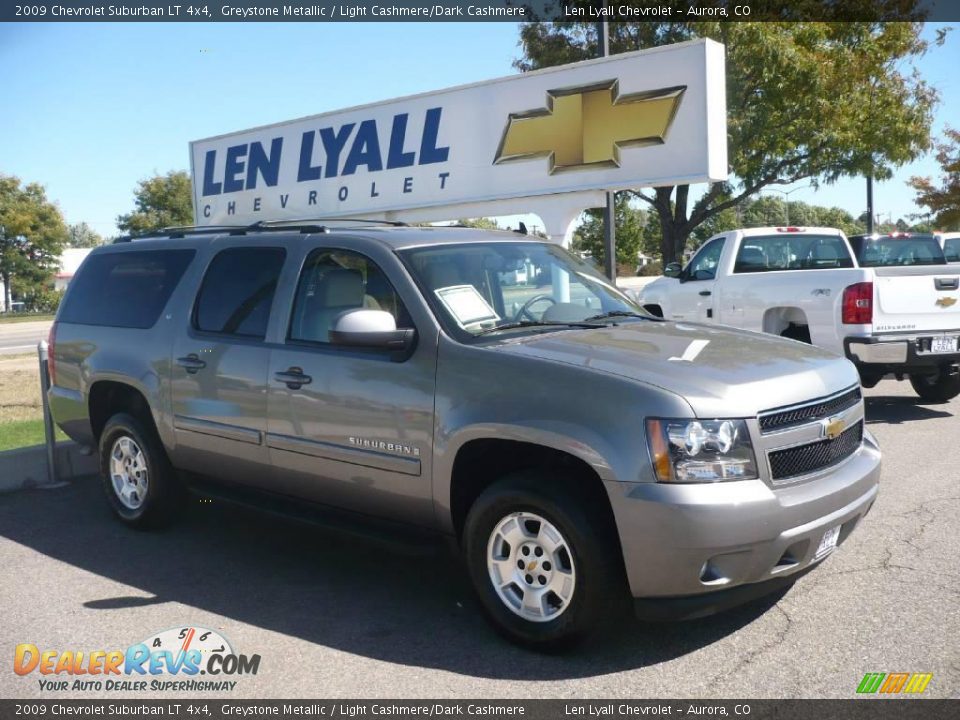 2009 Chevrolet Suburban LT 4x4 Greystone Metallic / Light Cashmere/Dark Cashmere Photo #1