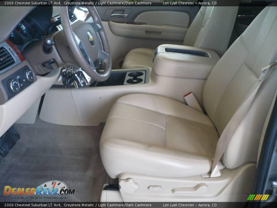 2009 Chevrolet Suburban LT 4x4 Greystone Metallic / Light Cashmere/Dark Cashmere Photo #9