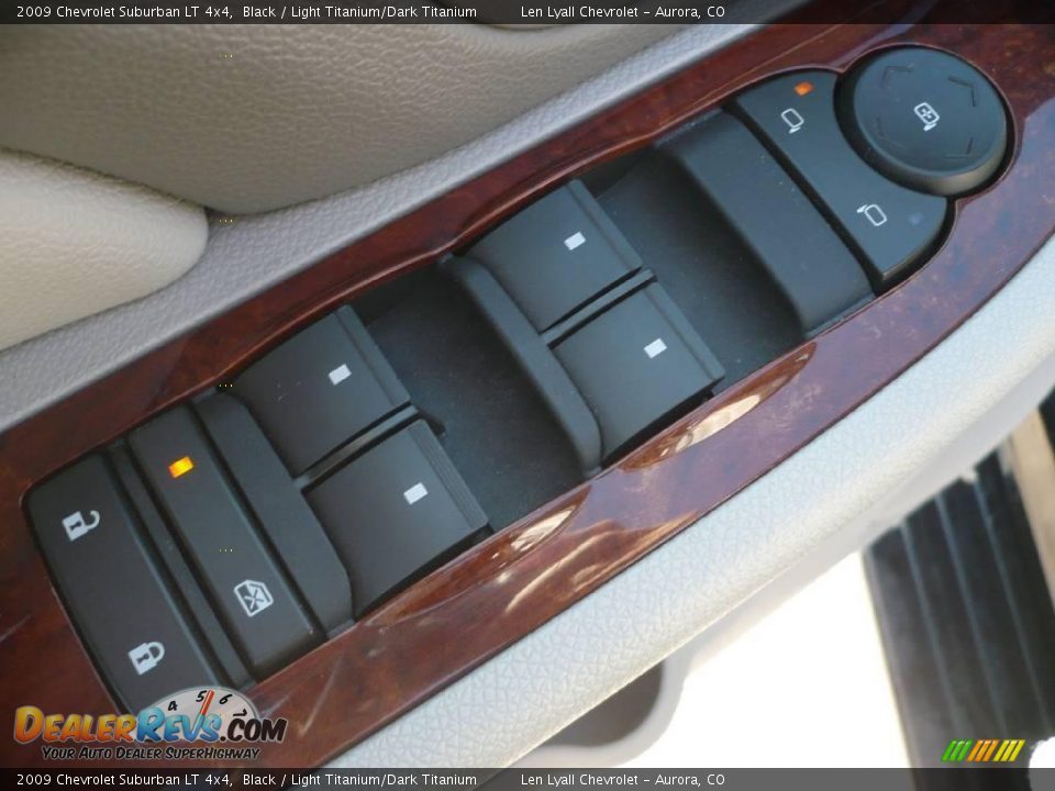 2009 Chevrolet Suburban LT 4x4 Black / Light Titanium/Dark Titanium Photo #8