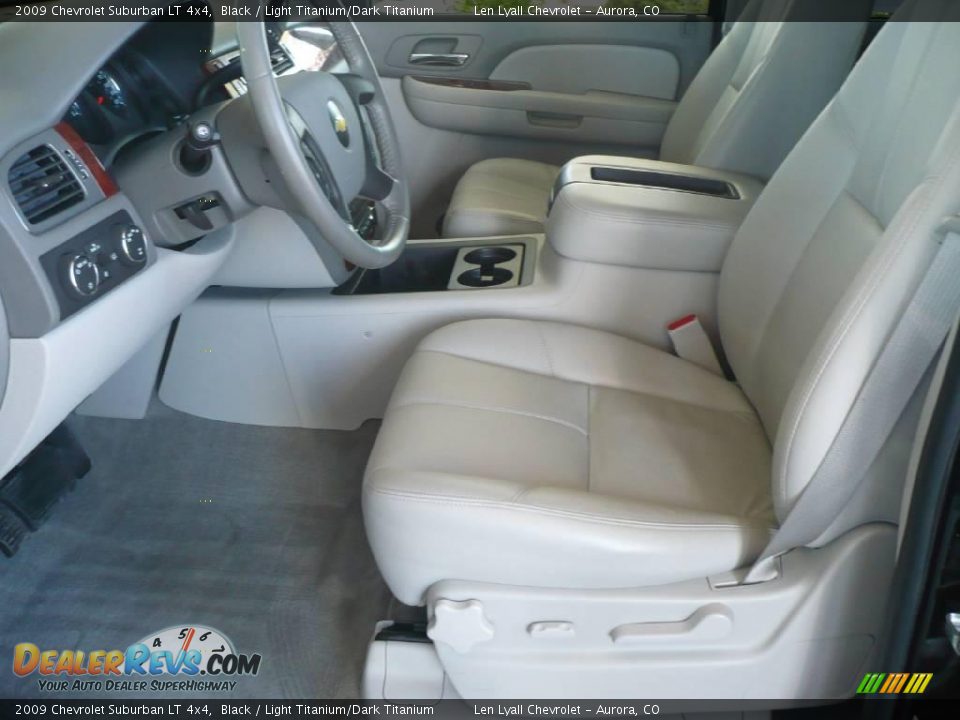 2009 Chevrolet Suburban LT 4x4 Black / Light Titanium/Dark Titanium Photo #9