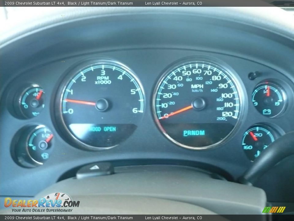 2009 Chevrolet Suburban LT 4x4 Black / Light Titanium/Dark Titanium Photo #20