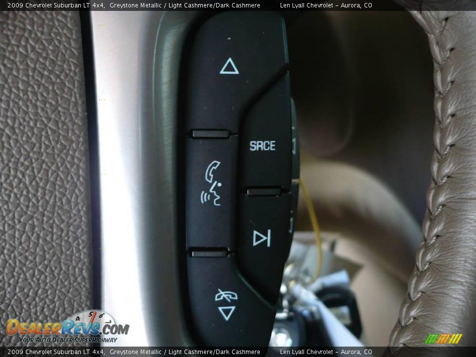 2009 Chevrolet Suburban LT 4x4 Greystone Metallic / Light Cashmere/Dark Cashmere Photo #31