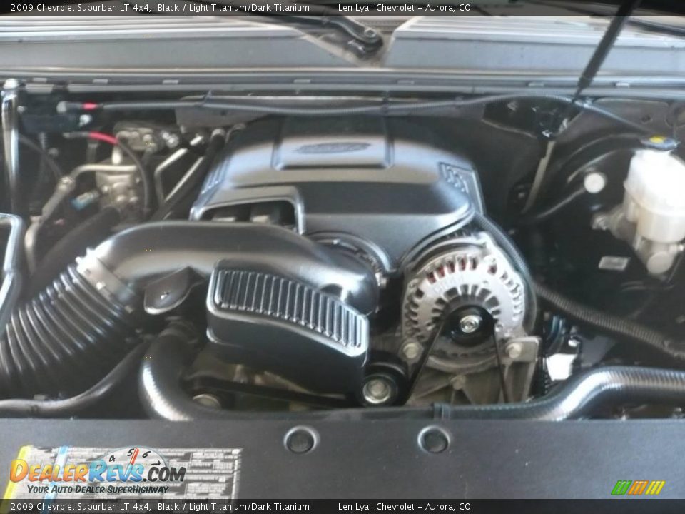 2009 Chevrolet Suburban LT 4x4 Black / Light Titanium/Dark Titanium Photo #26
