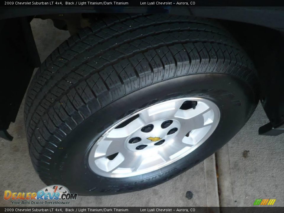 2009 Chevrolet Suburban LT 4x4 Black / Light Titanium/Dark Titanium Photo #29
