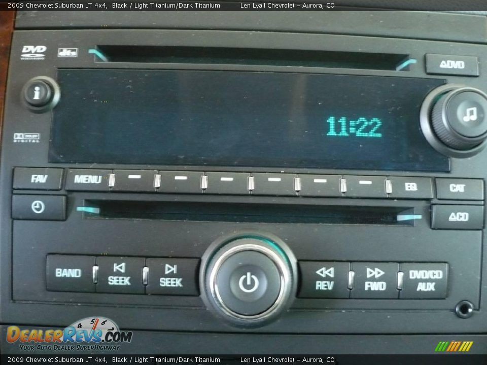 2009 Chevrolet Suburban LT 4x4 Black / Light Titanium/Dark Titanium Photo #36