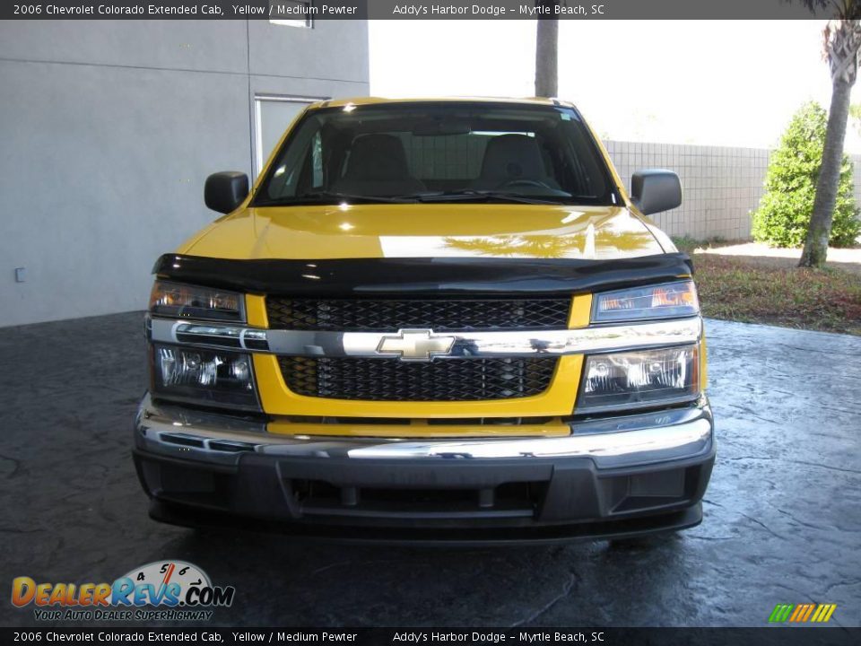 2006 Chevrolet Colorado Extended Cab Yellow / Medium Pewter Photo #3