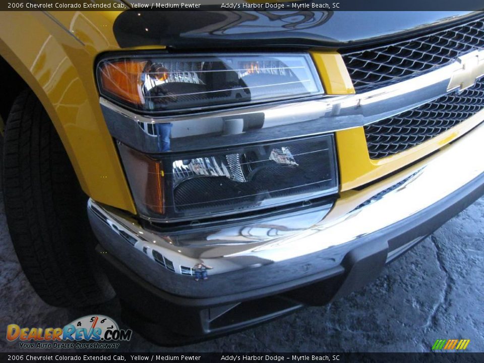 2006 Chevrolet Colorado Extended Cab Yellow / Medium Pewter Photo #5