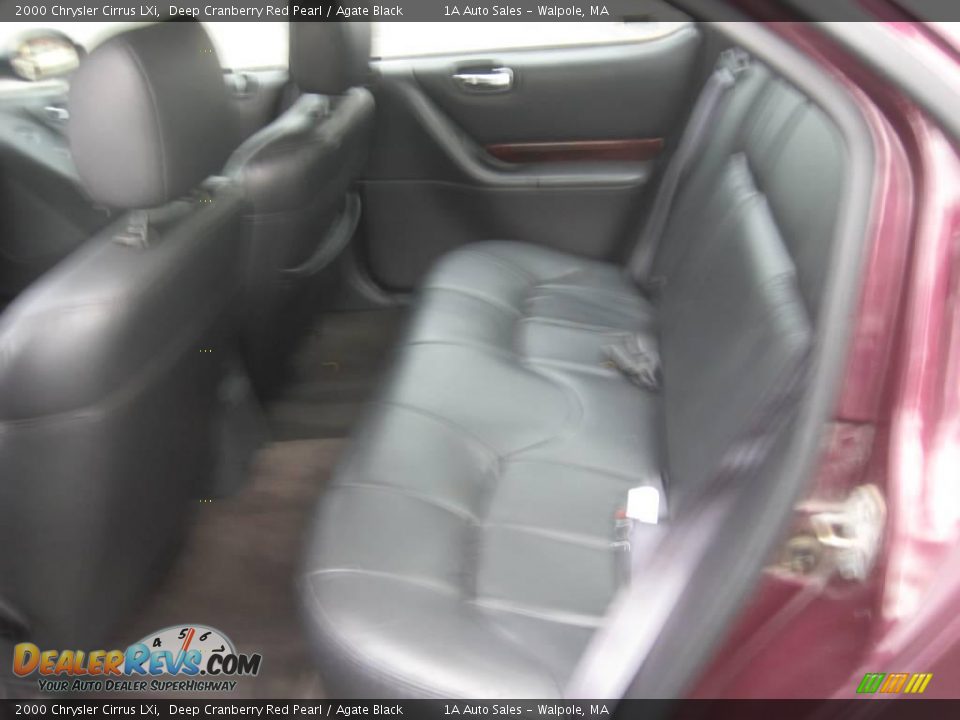 2000 Chrysler Cirrus LXi Deep Cranberry Red Pearl / Agate Black Photo #4