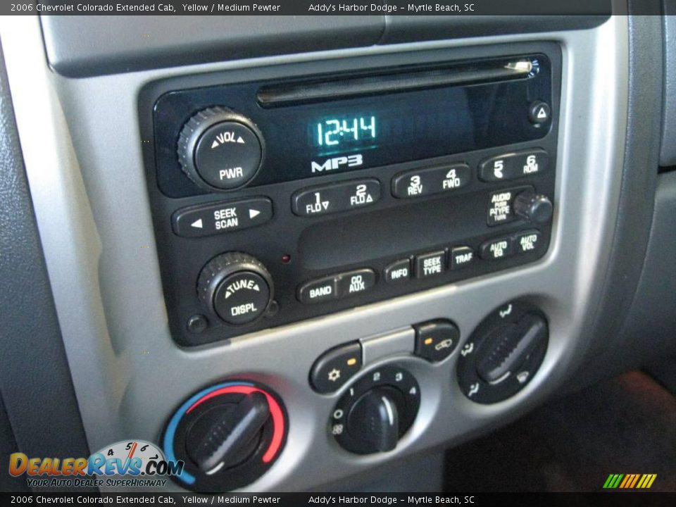 2006 Chevrolet Colorado Extended Cab Yellow / Medium Pewter Photo #21