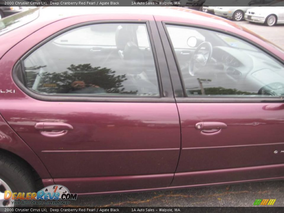 2000 Chrysler Cirrus LXi Deep Cranberry Red Pearl / Agate Black Photo #14