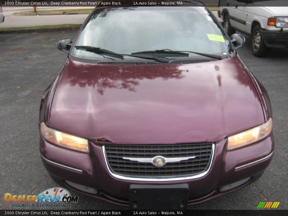 2000 Chrysler Cirrus LXi Deep Cranberry Red Pearl / Agate Black Photo #17