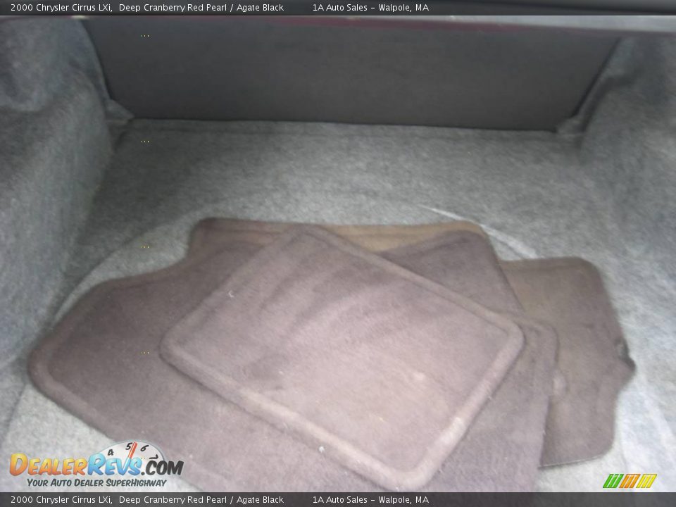 2000 Chrysler Cirrus LXi Deep Cranberry Red Pearl / Agate Black Photo #19