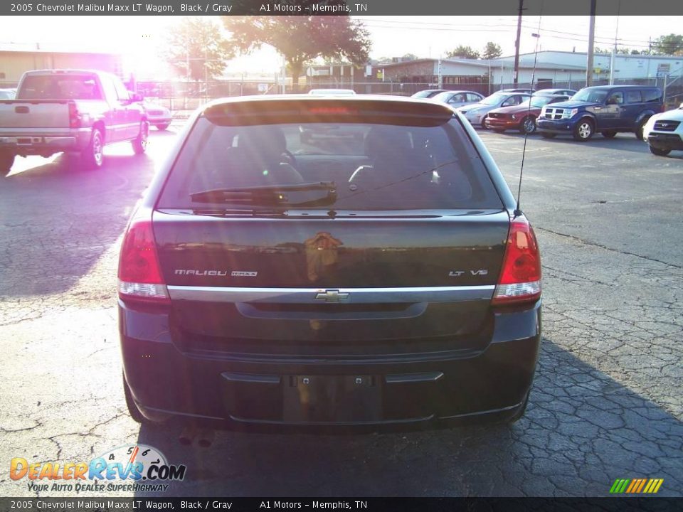 2005 Chevrolet Malibu Maxx LT Wagon Black / Gray Photo #4