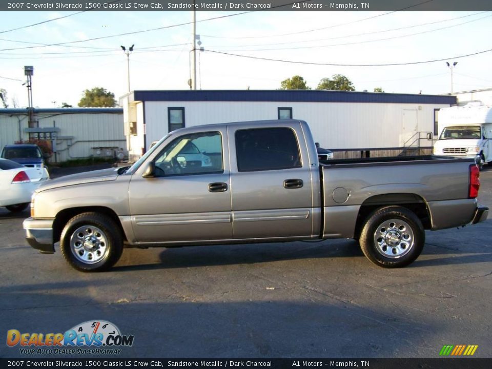 2007 Chevrolet Silverado 1500 Classic LS Crew Cab Sandstone Metallic / Dark Charcoal Photo #1