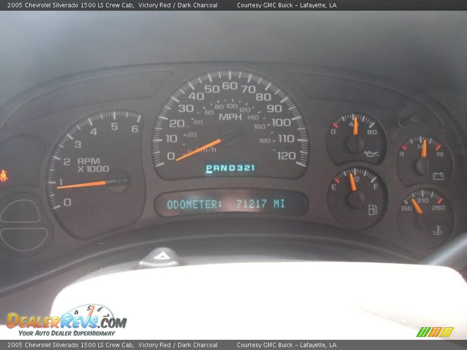 2005 Chevrolet Silverado 1500 LS Crew Cab Victory Red / Dark Charcoal Photo #13