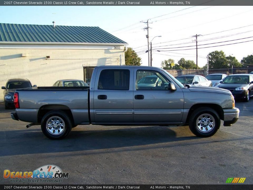 2007 Chevrolet Silverado 1500 Classic LS Crew Cab Sandstone Metallic / Dark Charcoal Photo #3