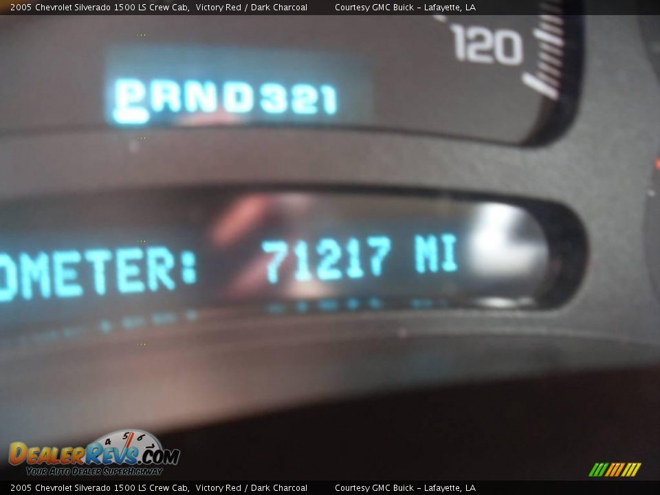 2005 Chevrolet Silverado 1500 LS Crew Cab Victory Red / Dark Charcoal Photo #14