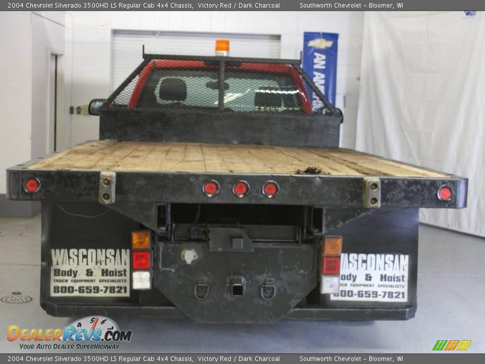 2004 Chevrolet Silverado 3500HD LS Regular Cab 4x4 Chassis Victory Red / Dark Charcoal Photo #3