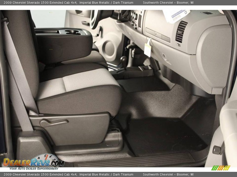 2009 Chevrolet Silverado 1500 Extended Cab 4x4 Imperial Blue Metallic / Dark Titanium Photo #4